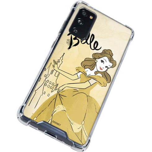 Disney Princess Belle Art Galaxy S20 FE Clear Case